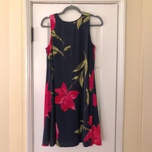 Anne Klein Navy Floral Dress